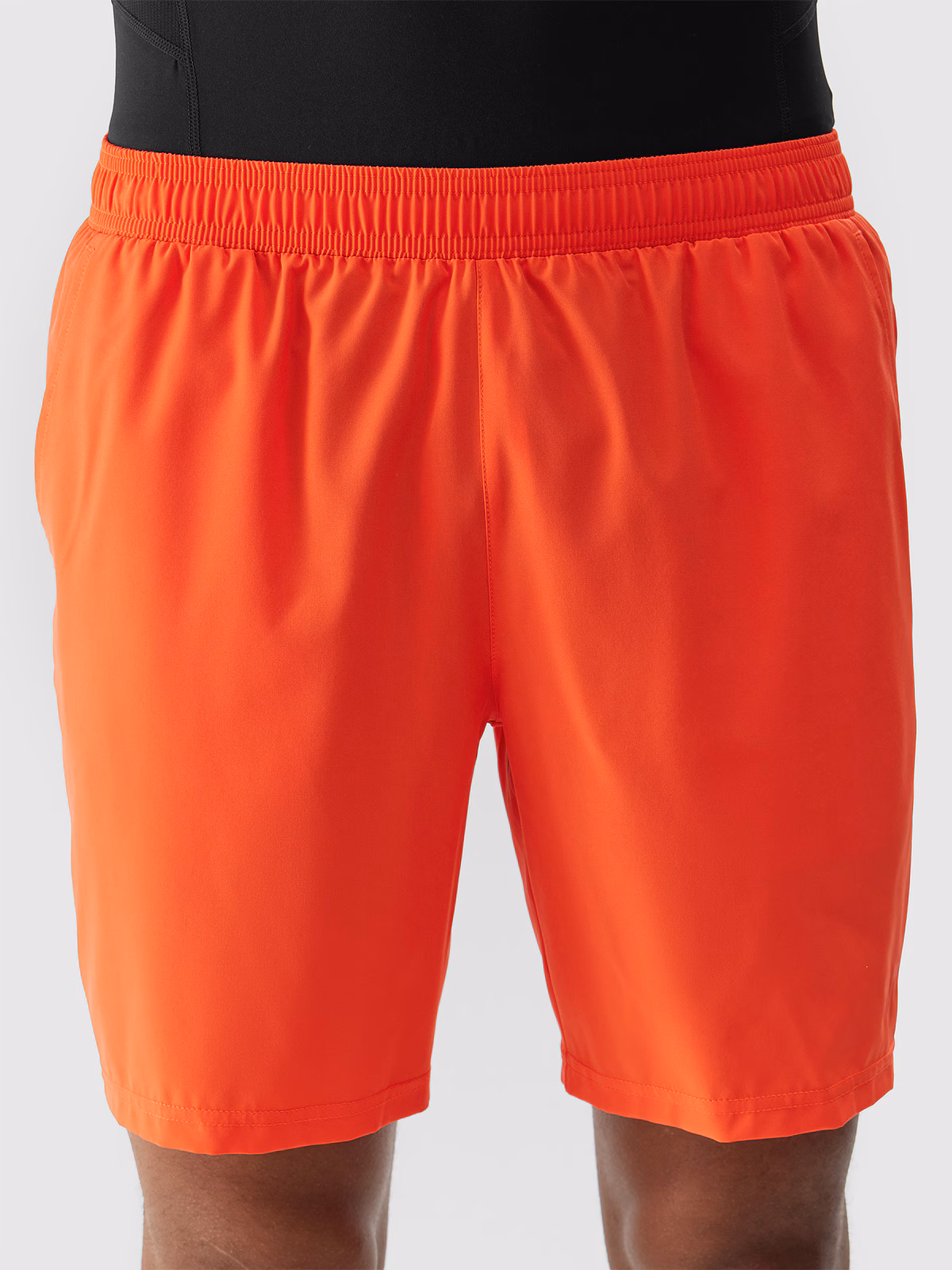 Spodenki treningowe z materiału z recyklingu męskie - pomarańczowe