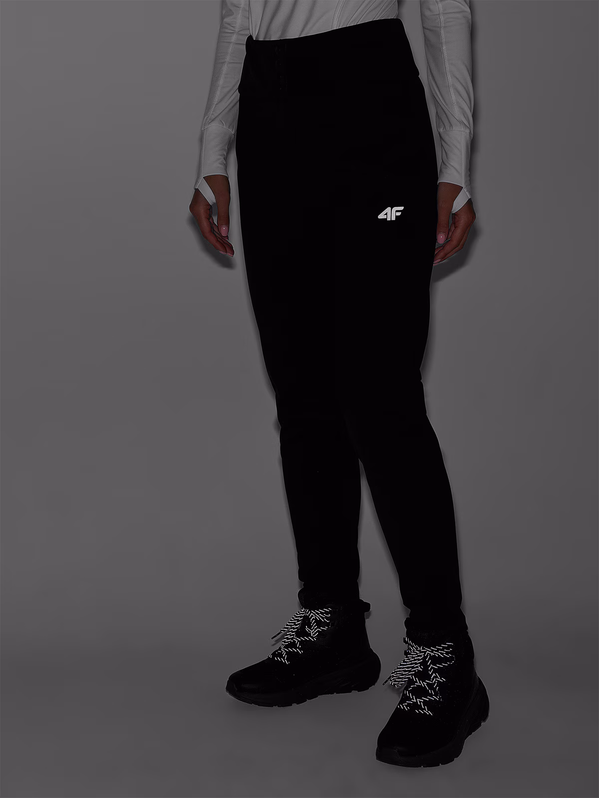 Spodnie skiturowe softshell membrana 5000 damskie - czarne