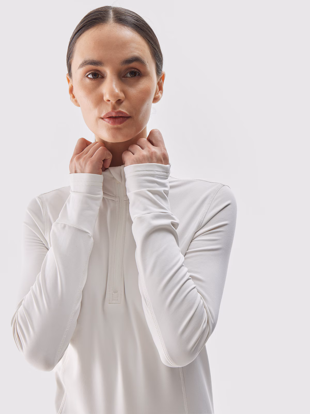 Bielizna termiczna drapana (góra) damska - czarna