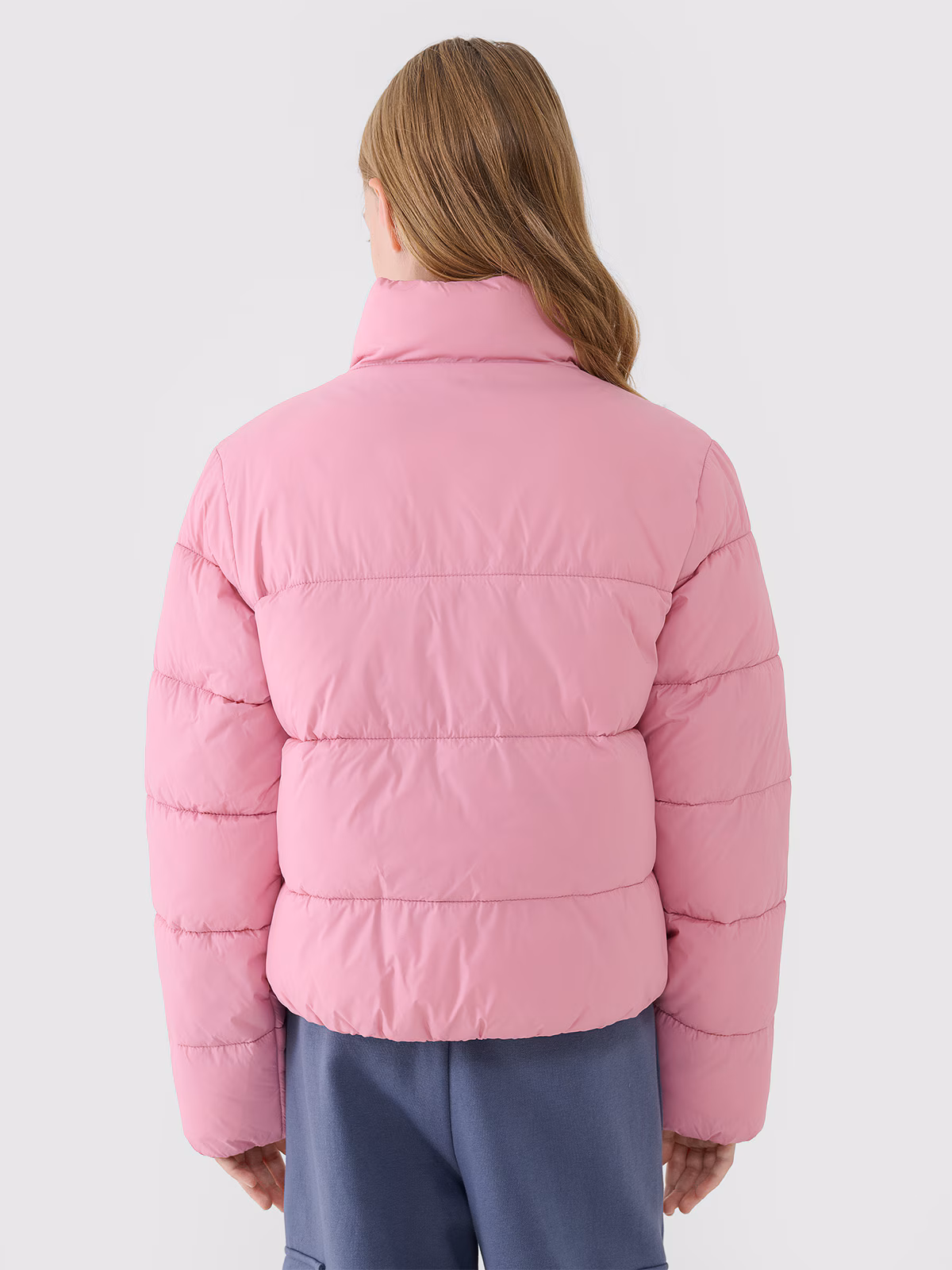 Kurtka puchowa z wypełnieniem syntetycznym dziecięca - czarna