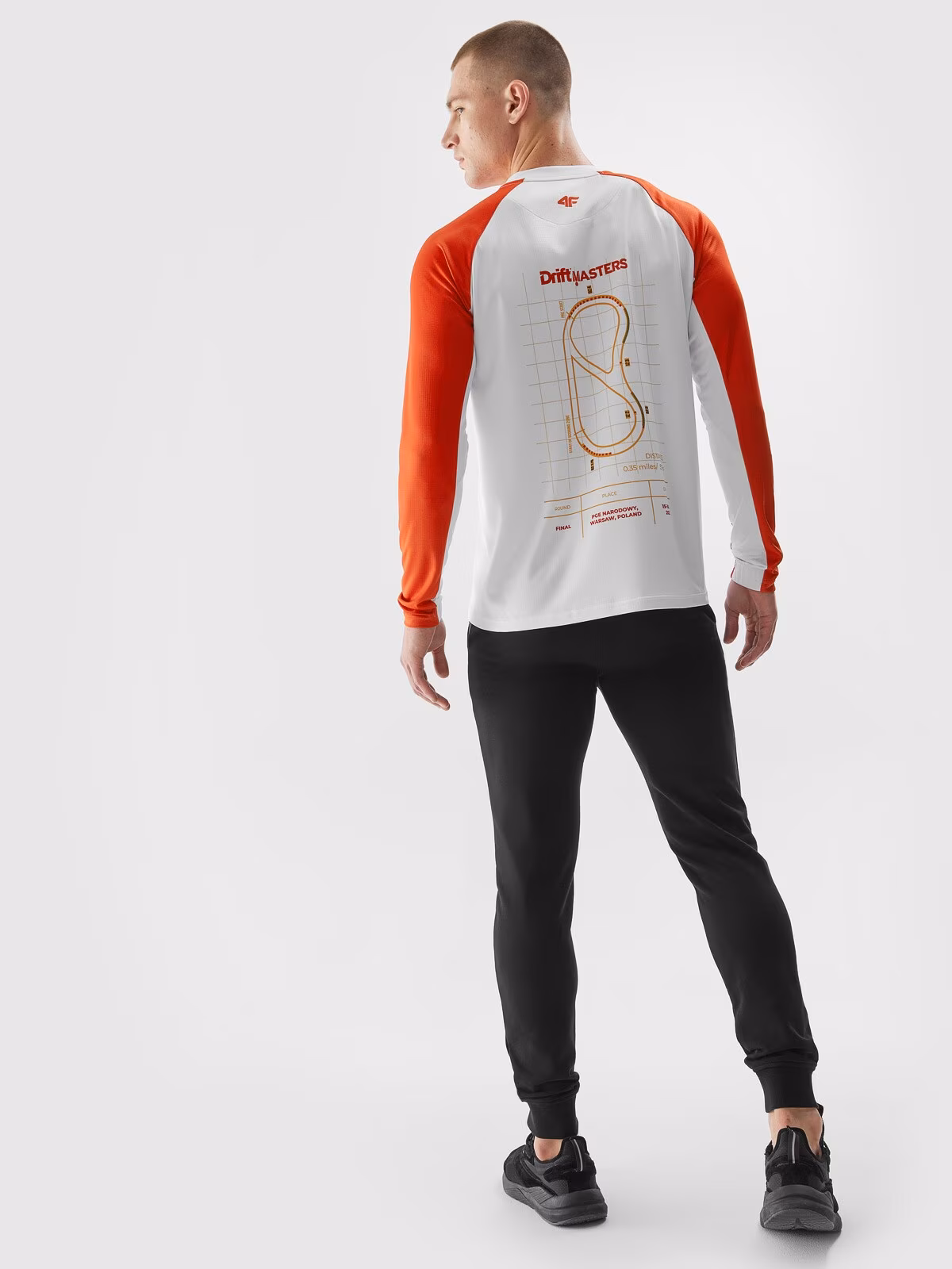 Longsleeve funkcyjny regular uniseks 4F x Drift Masters