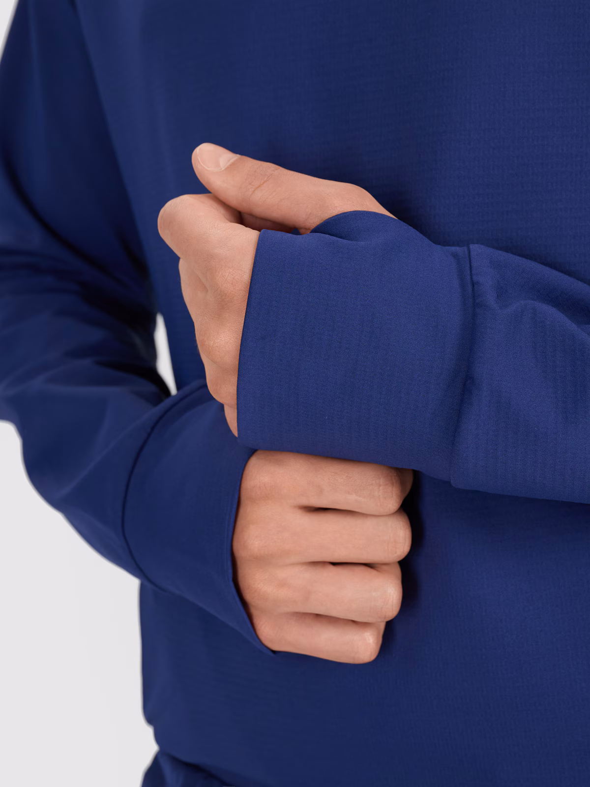 Bluza treningowa nierozpinana z kapturem męska 4F x Robert Lewandowski - granatowa