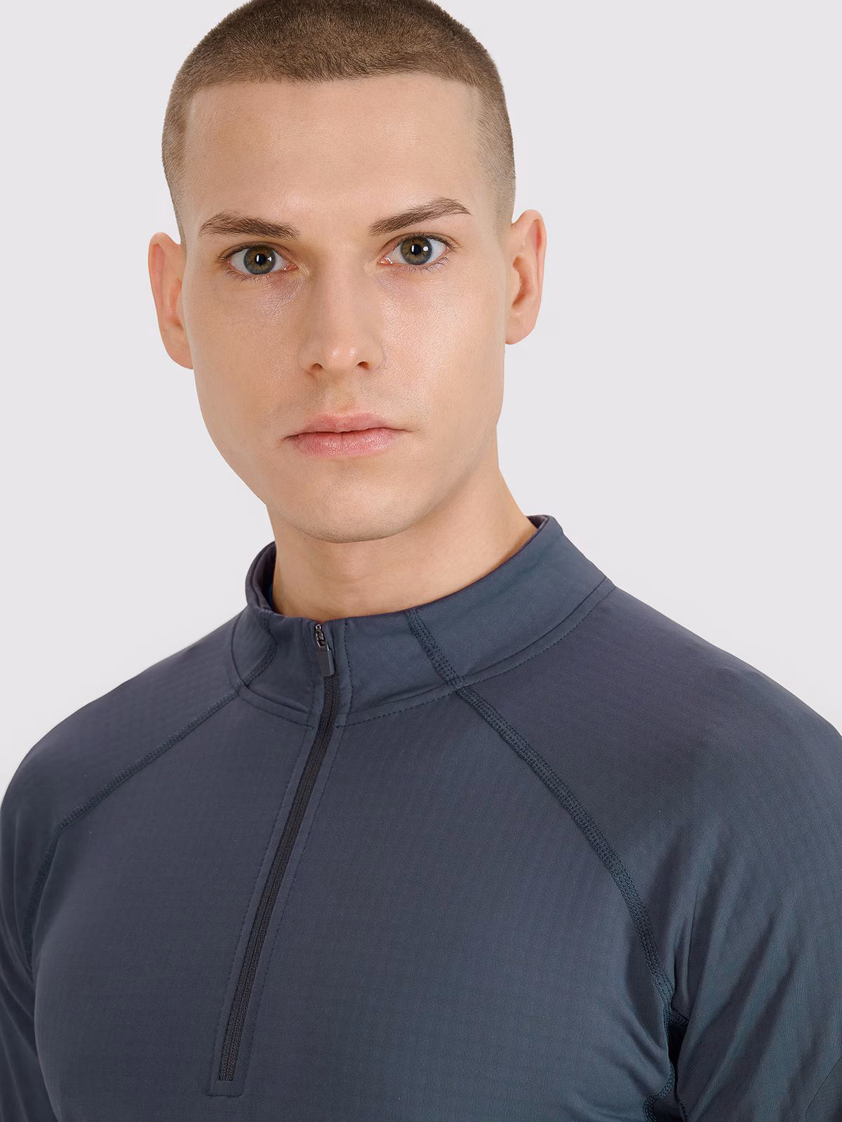 Bluza trekkingowa szybkoschnąca męska - szara