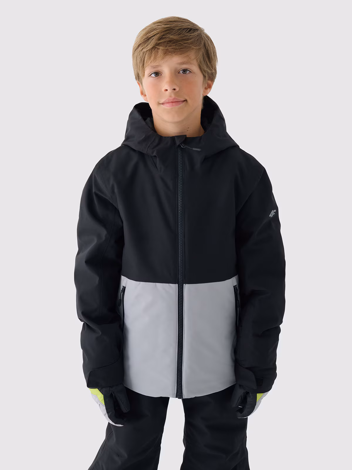 Kurtka narciarska membrana 5000 chłopięca - czerwona