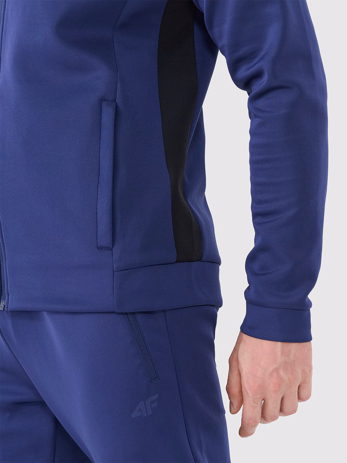 Bluza treningowa szybkoschnąca męska - czarna