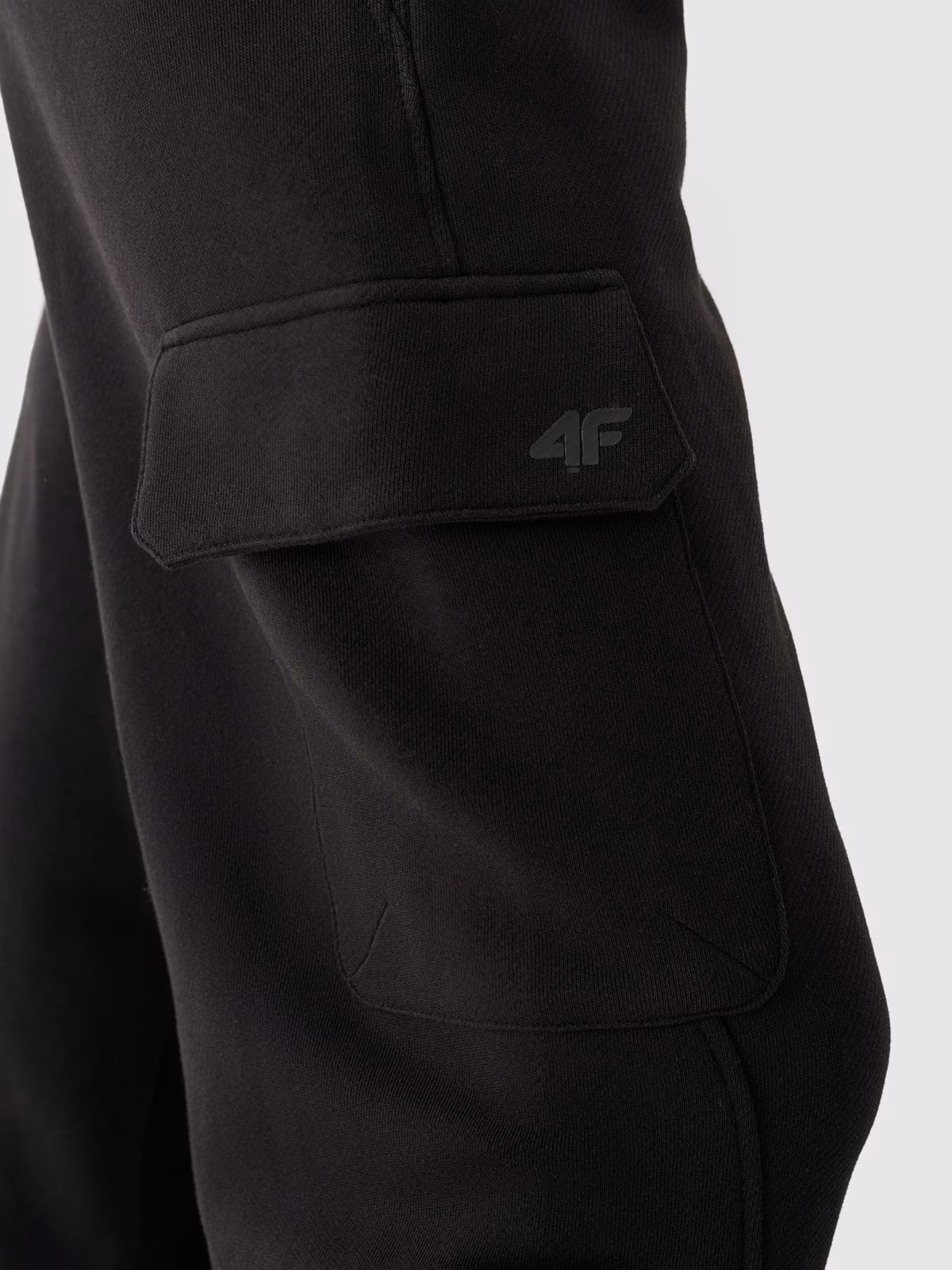 Spodnie dresowe joggery damskie - czarne