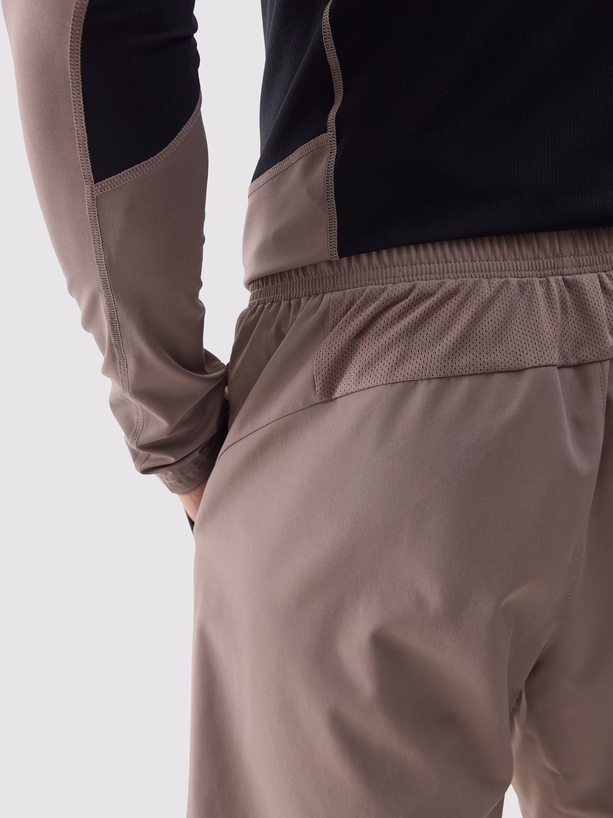 Spodenki treningowe z materiału z recyklingu męskie - pomarańczowe