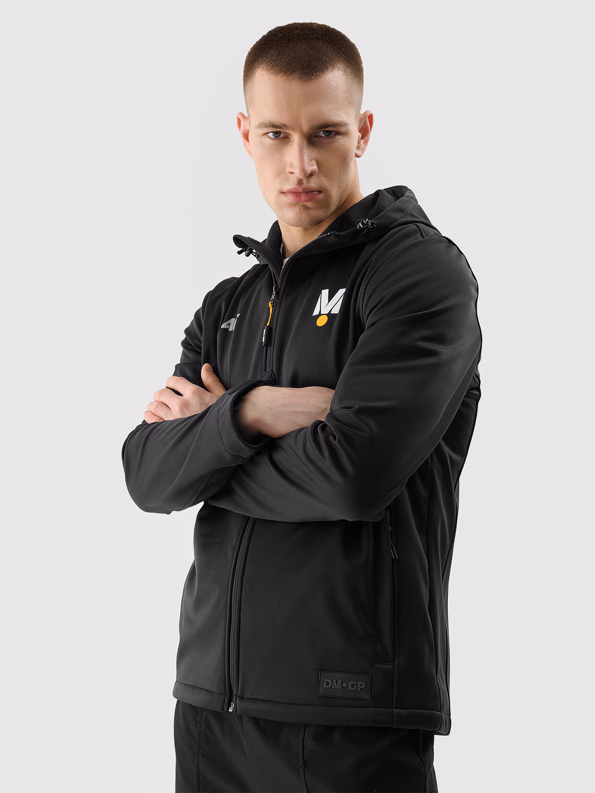 Kurtka softshell wiatroodporna membrana 5000 uniseks 4F x Drift Masters - czarna