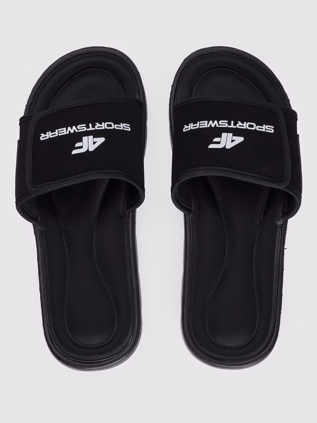 Klapki męskie - czarne