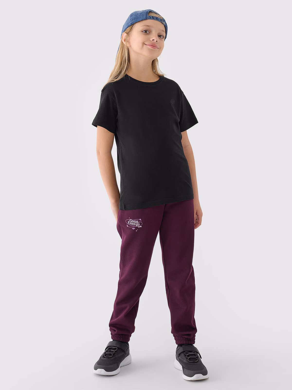 T-shirt gładki (2-pack) dziecięcy - multikolor