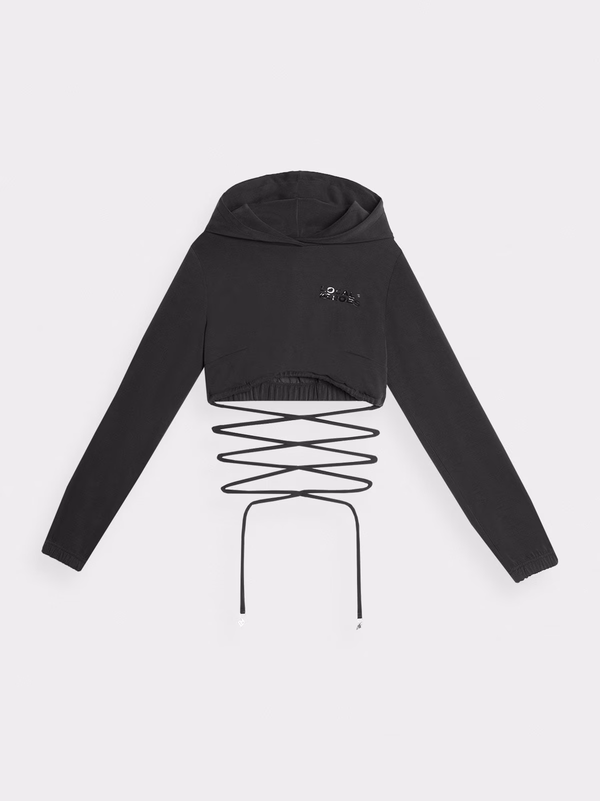 Bluza dresowa crop top z wiązaniem z dodatkiem modalu 4F x Local Heroes