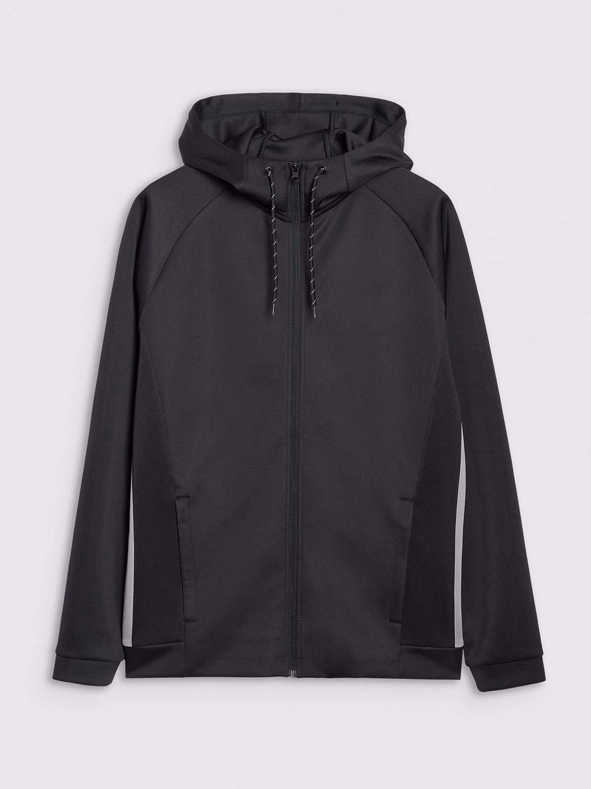 Bluza treningowa regular szybkoschnąca męska - czarna