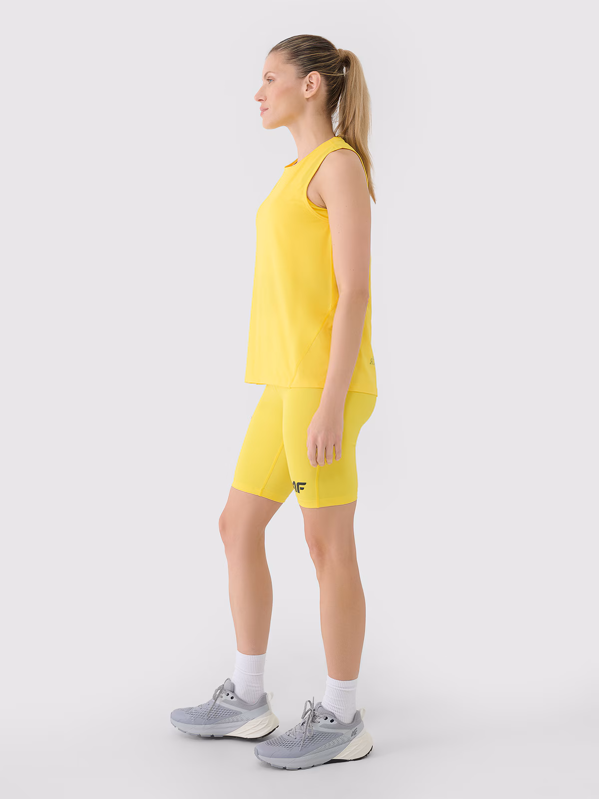 Legginsy kolarki treningowe damskie - niebieskie