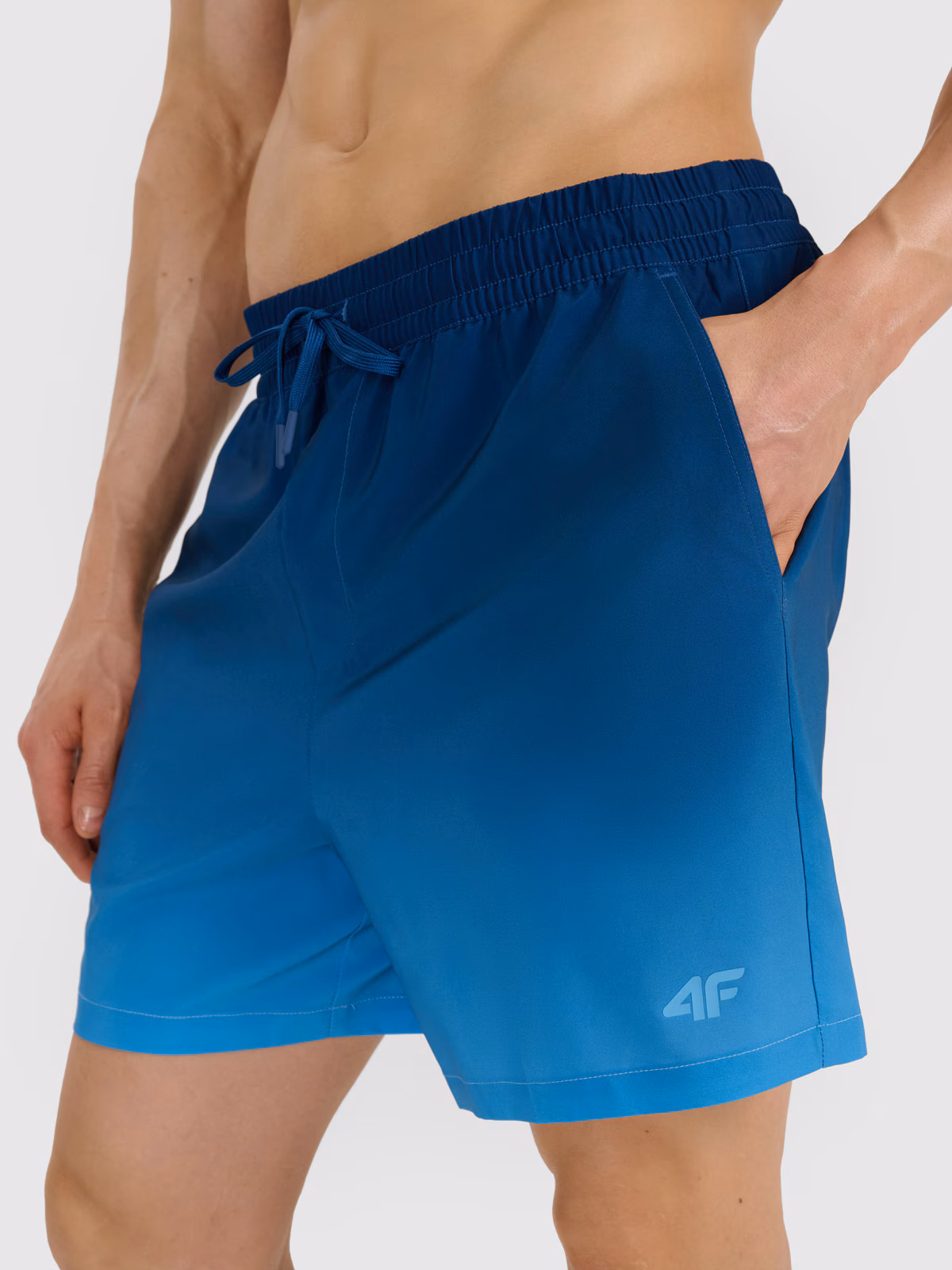 Spodenki plażowe męskie - turkusowe