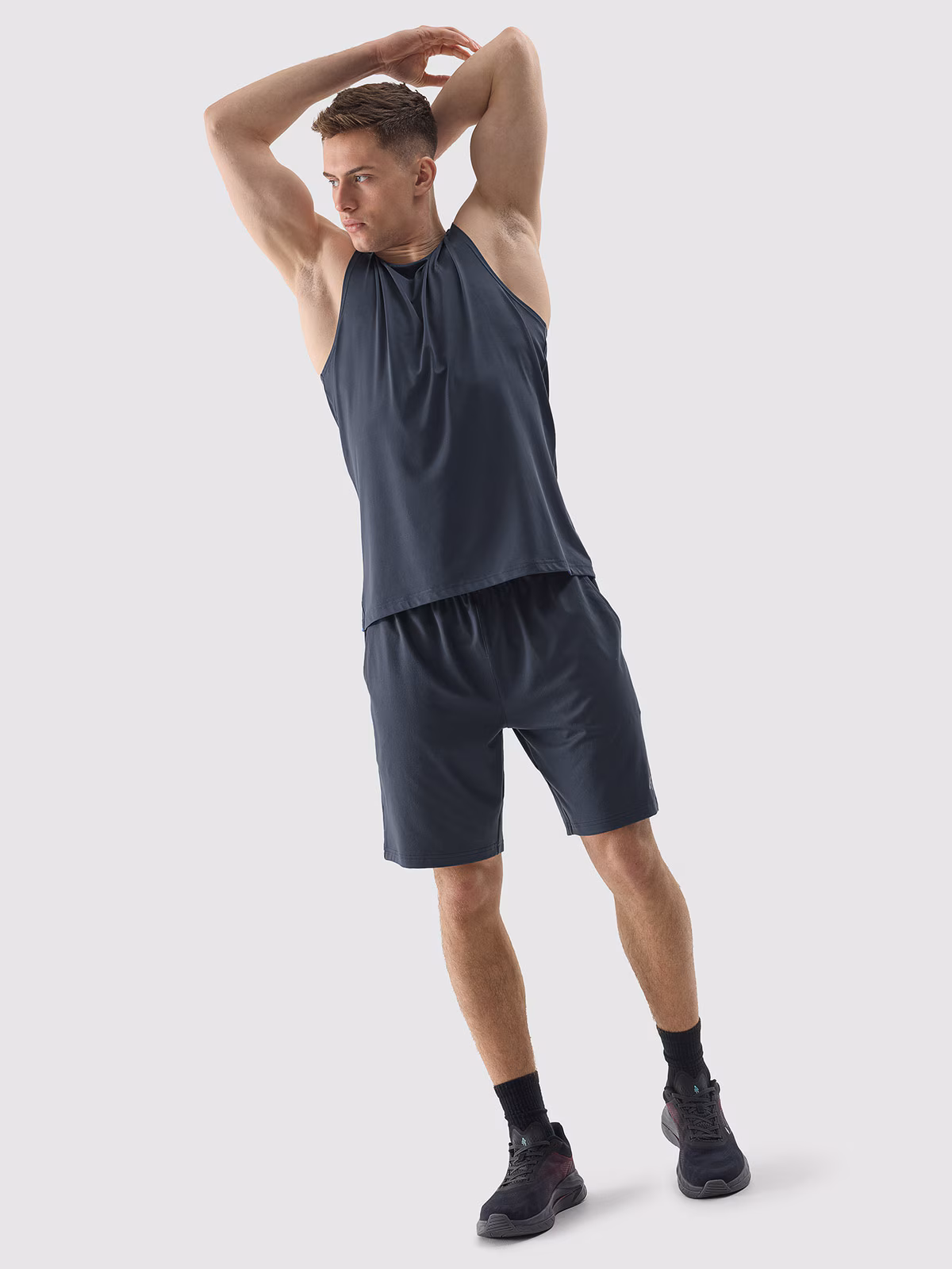 Spodenki treningowe szybkoschnące męskie - szare