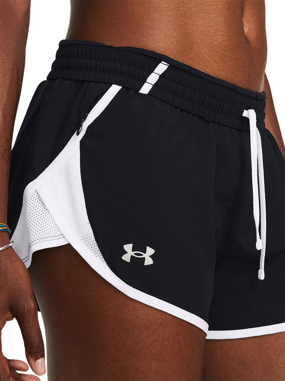 Spodenki do biegania damskie Under Armour UA Fly By 3'' Shorts - szare
