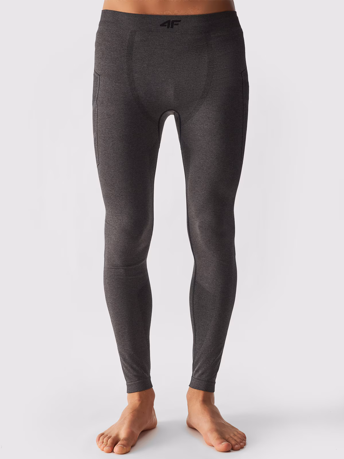 Bielizna termoaktywna bezszwowa (dół) męska - czarna