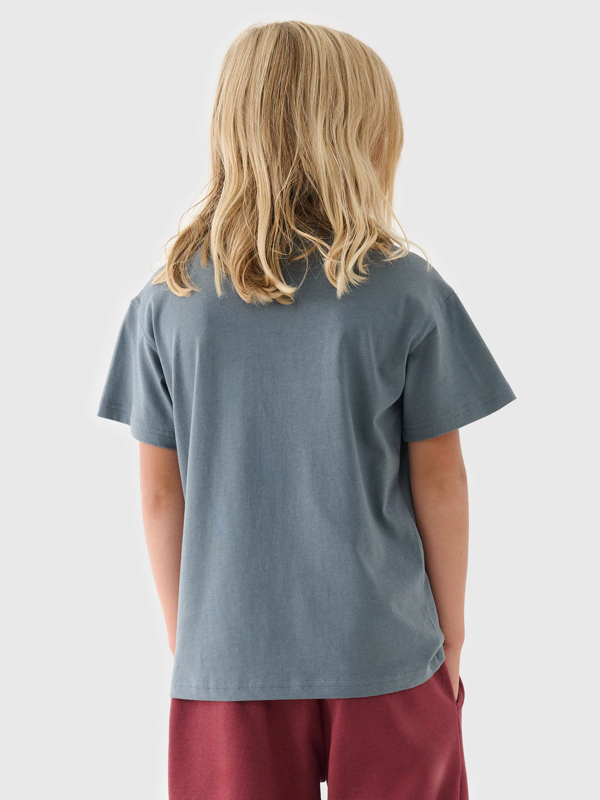 T-shirt gładki (2-pack) dziecięcy - multikolor