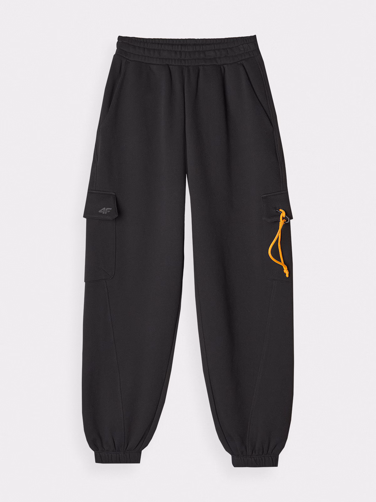 Spodnie dresowe joggery damskie - czarne