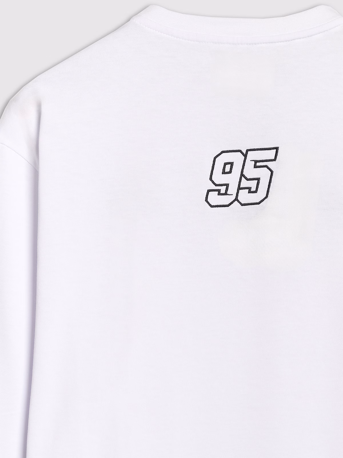 Longsleeve regular męski 4F x Bartosz Zmarzlik - biały