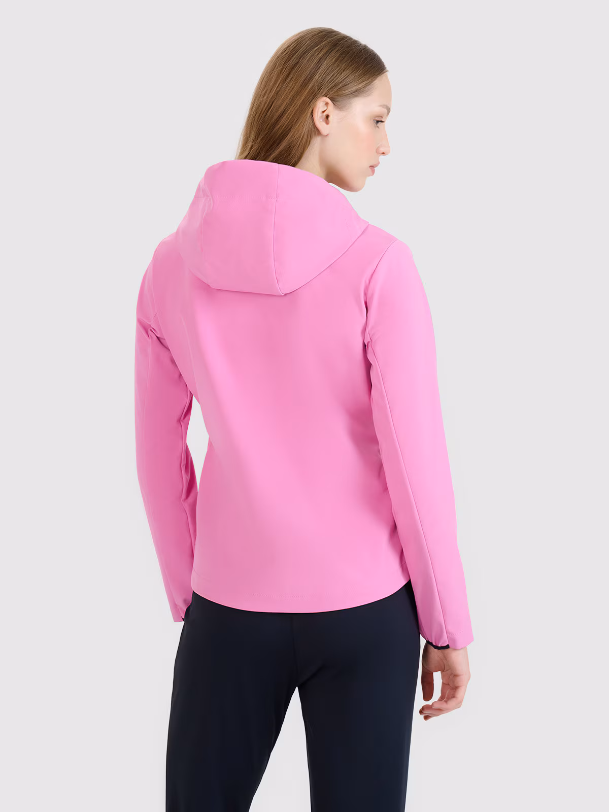 Kurtka softshell wiatroodporna membrana 5000 damska - różowa