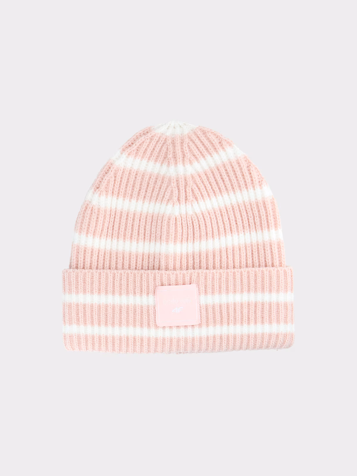 Czapka zimowa dziewczęca - różowa
