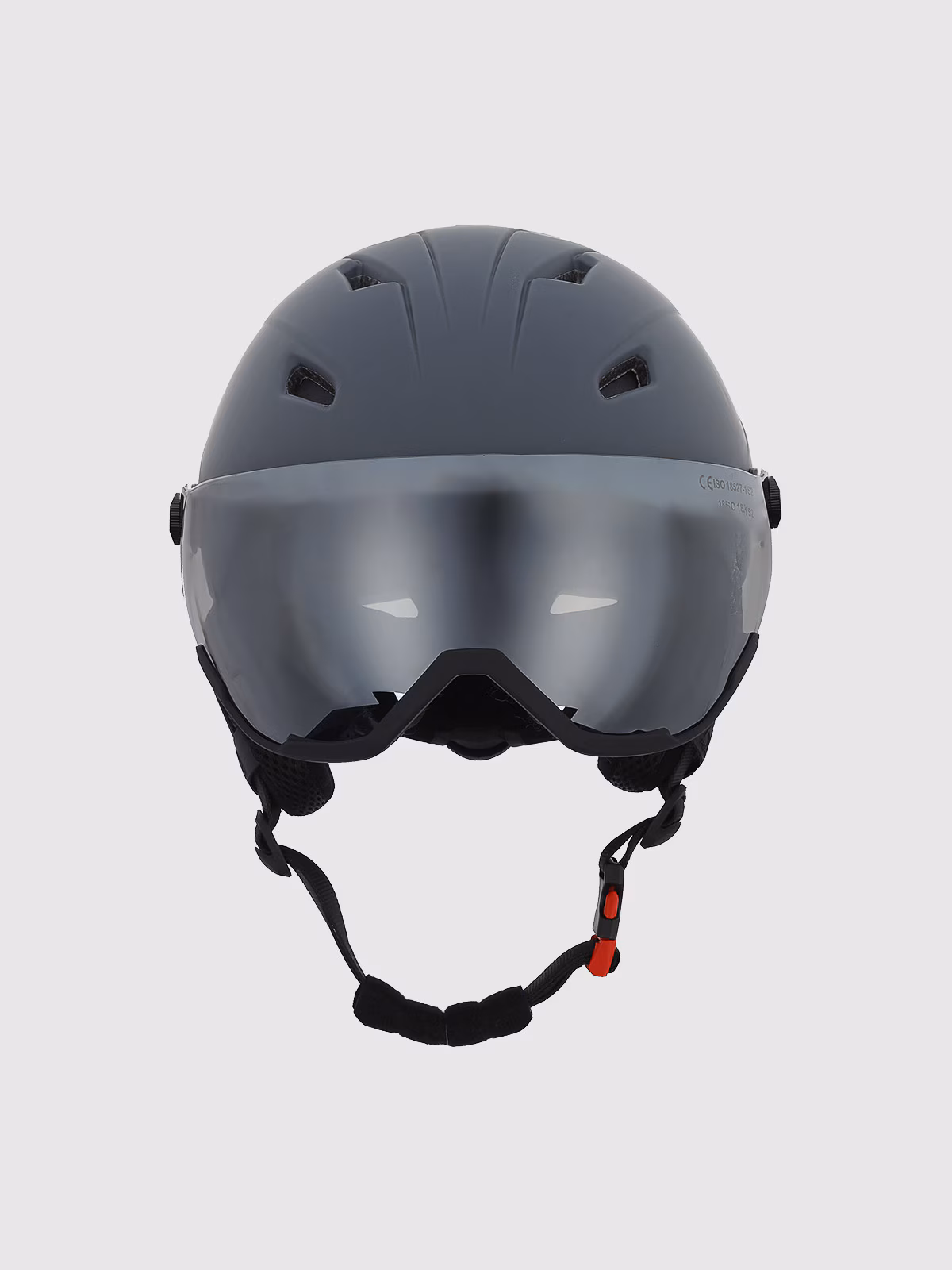 Kask narciarski z goglami uniseks - różowy