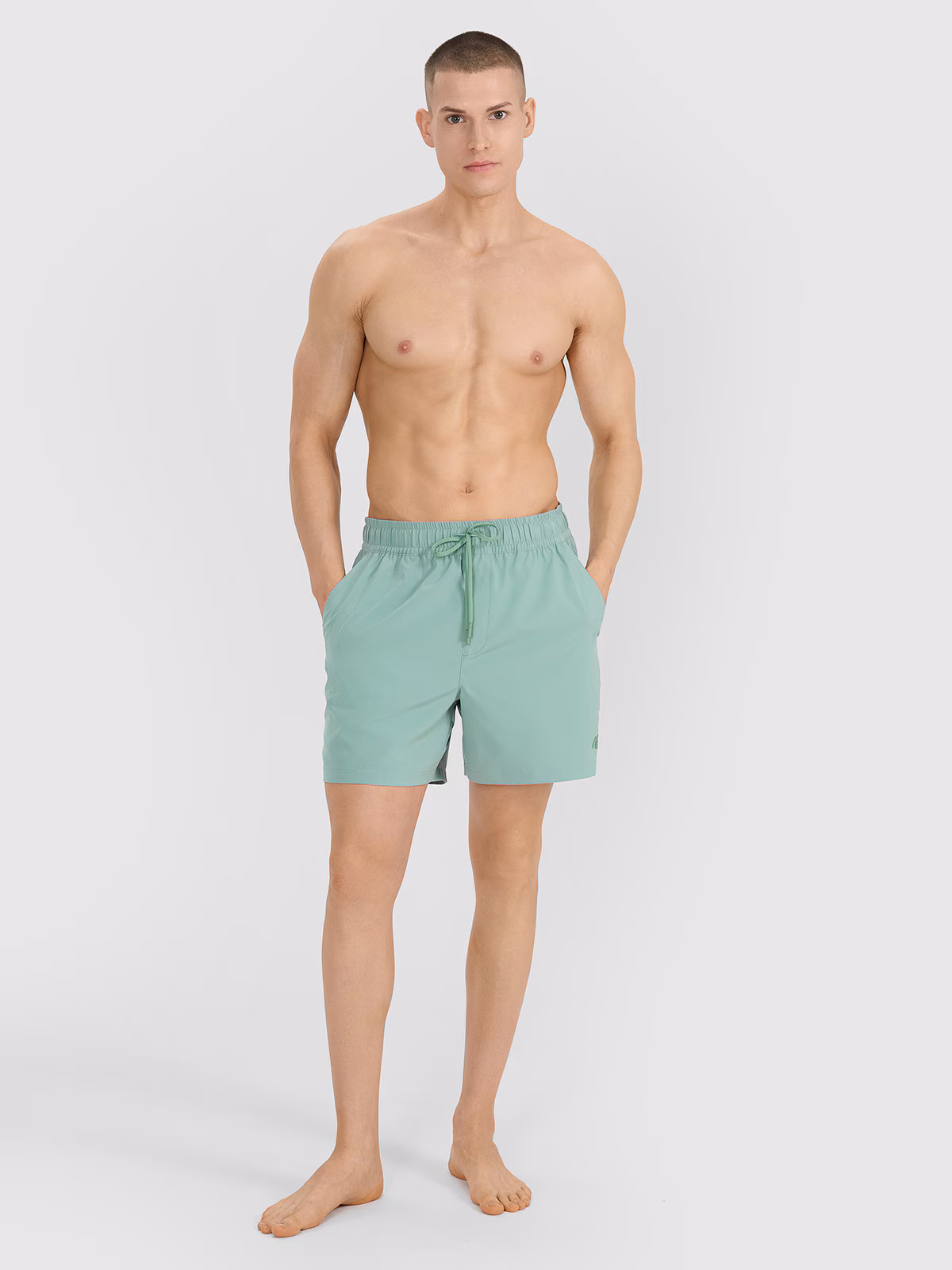 Spodenki plażowe męskie - czarne