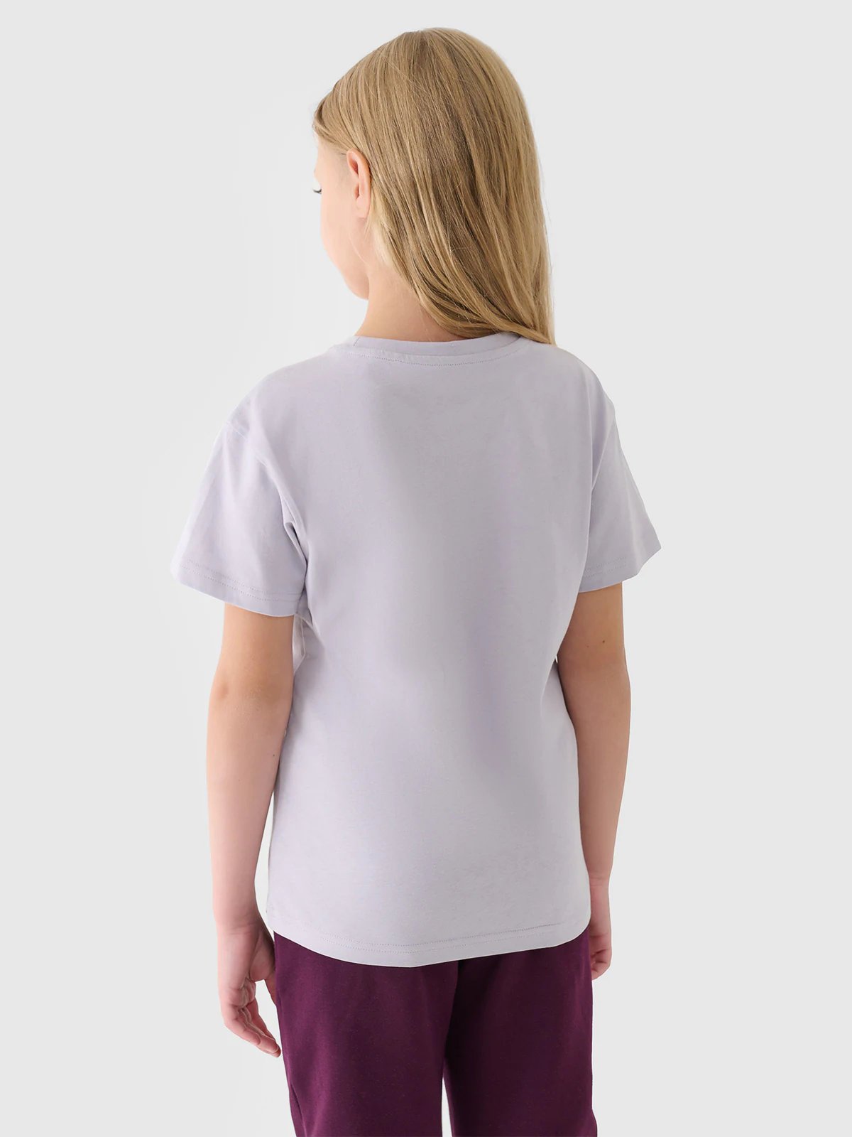 T-shirt gładki (2-pack) dziecięcy - multikolor