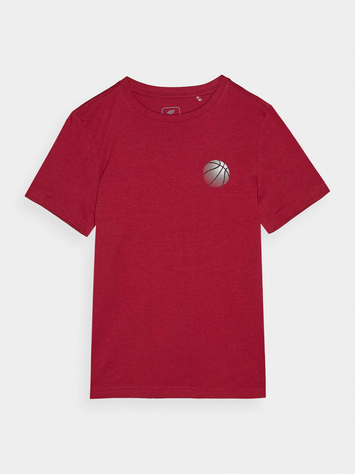 T-shirt z nadrukiem chłopięcy - czerwony