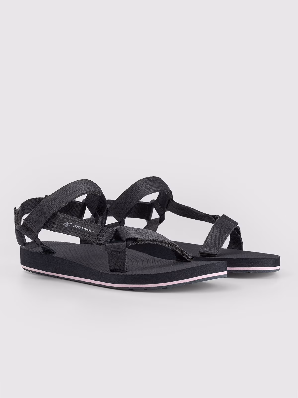 Sandały damskie - fioletowe