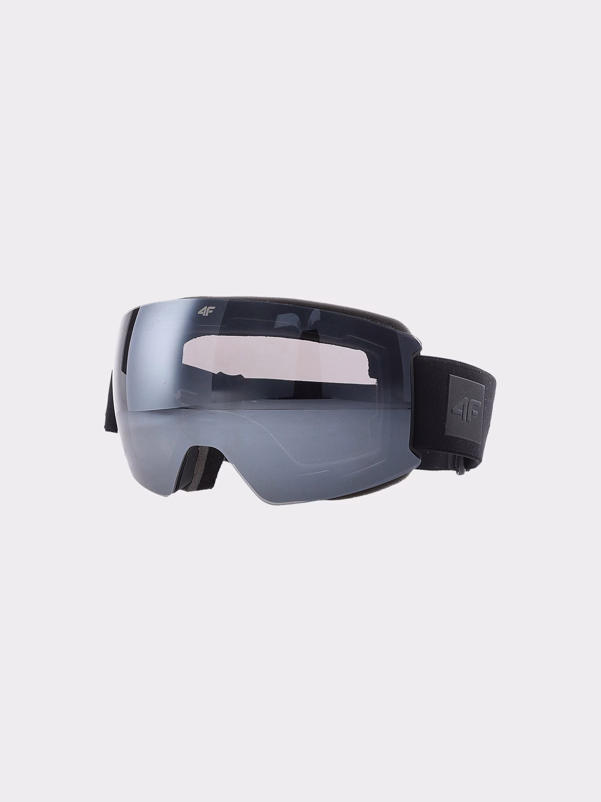 Gogle narciarskie z powłoką lustrzaną uniseks - czarne