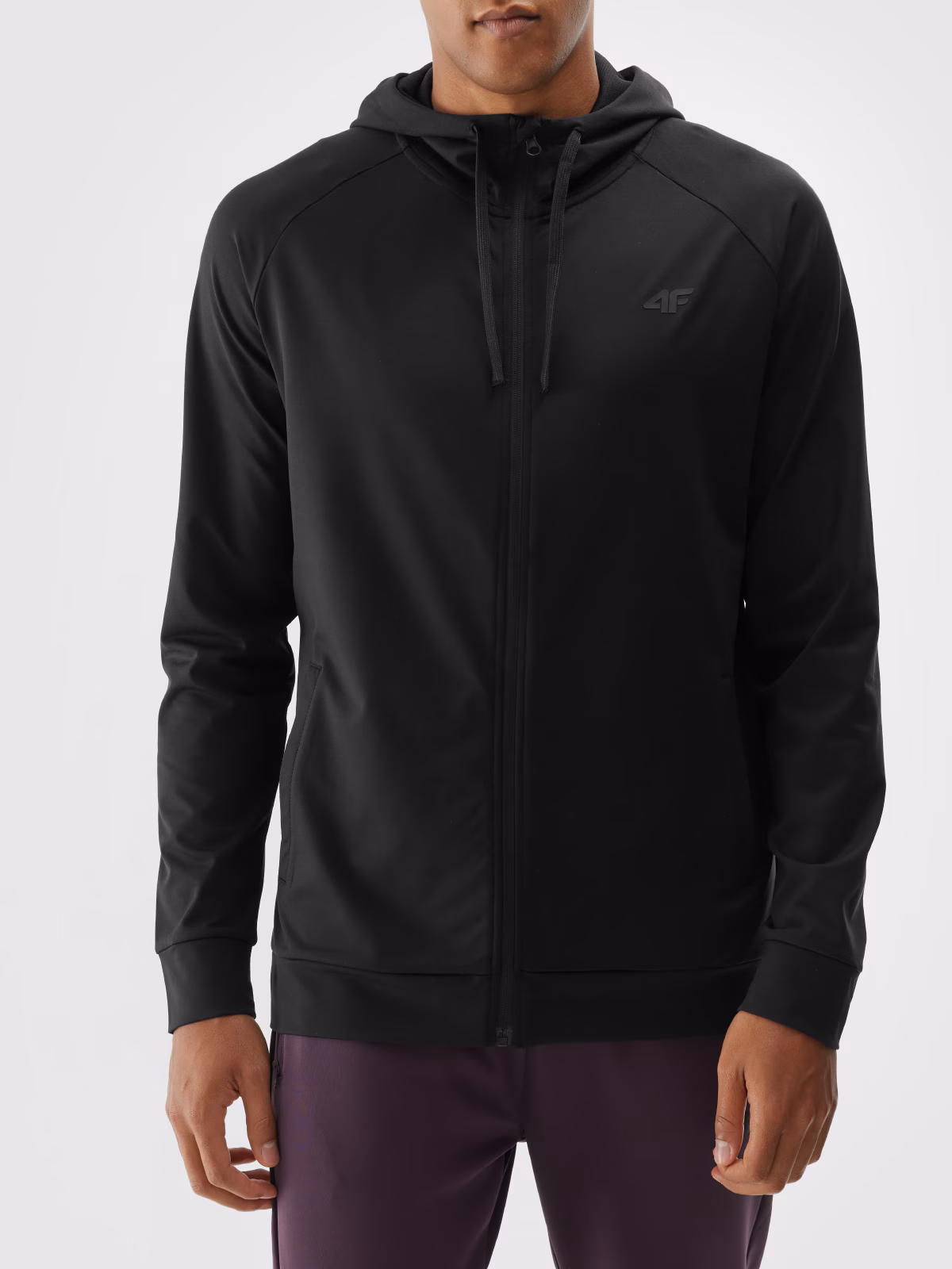 Bluza treningowa regular szybkoschnąca męska - szara