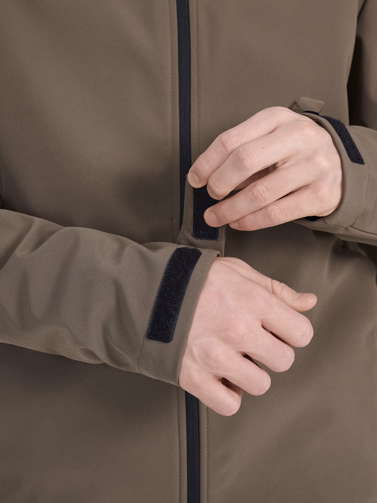 Kurtka softshell wiatroodporna membrana 5000 męska - czarna