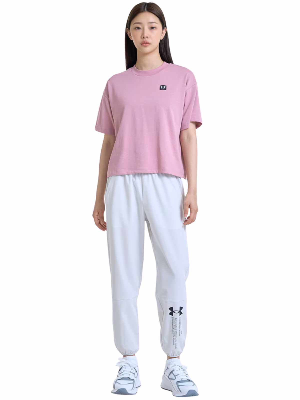 Sneakersy uniseks Under Armour UA Forge 96 Leather Reissue - białe