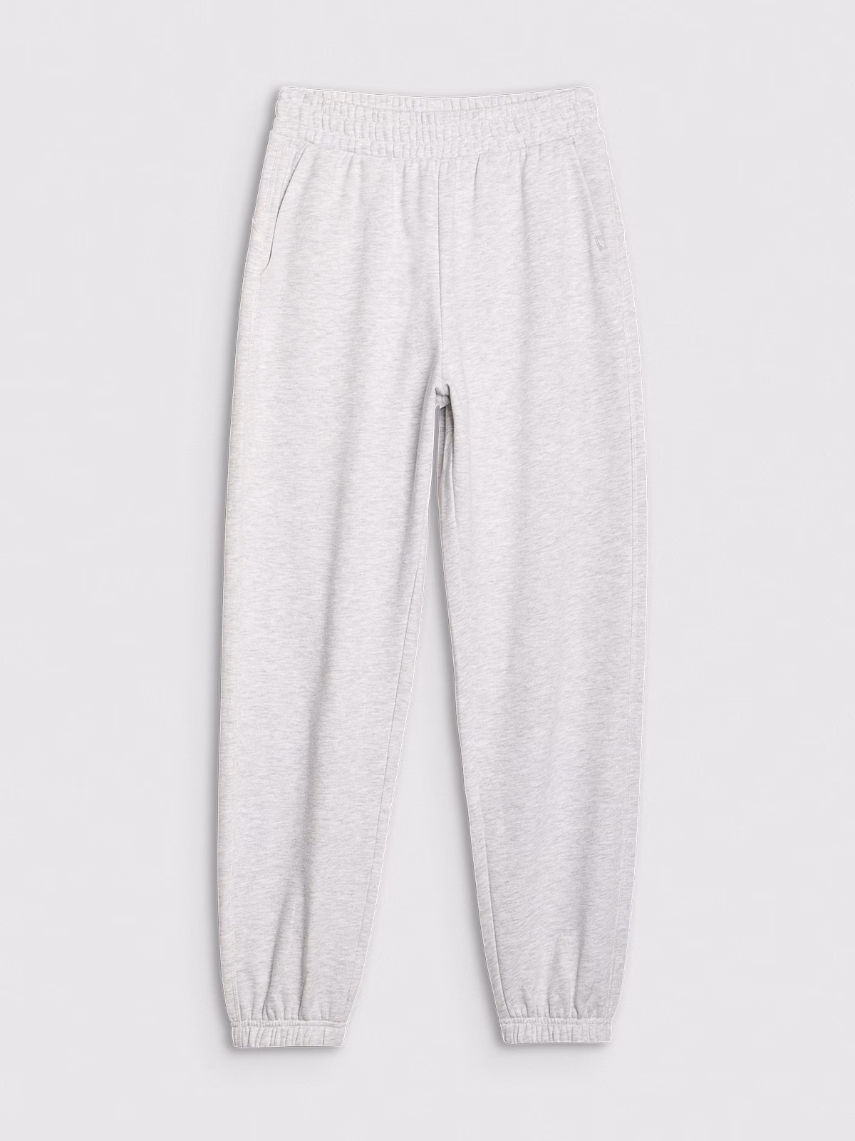 Spodnie dresowe joggery damskie - szare