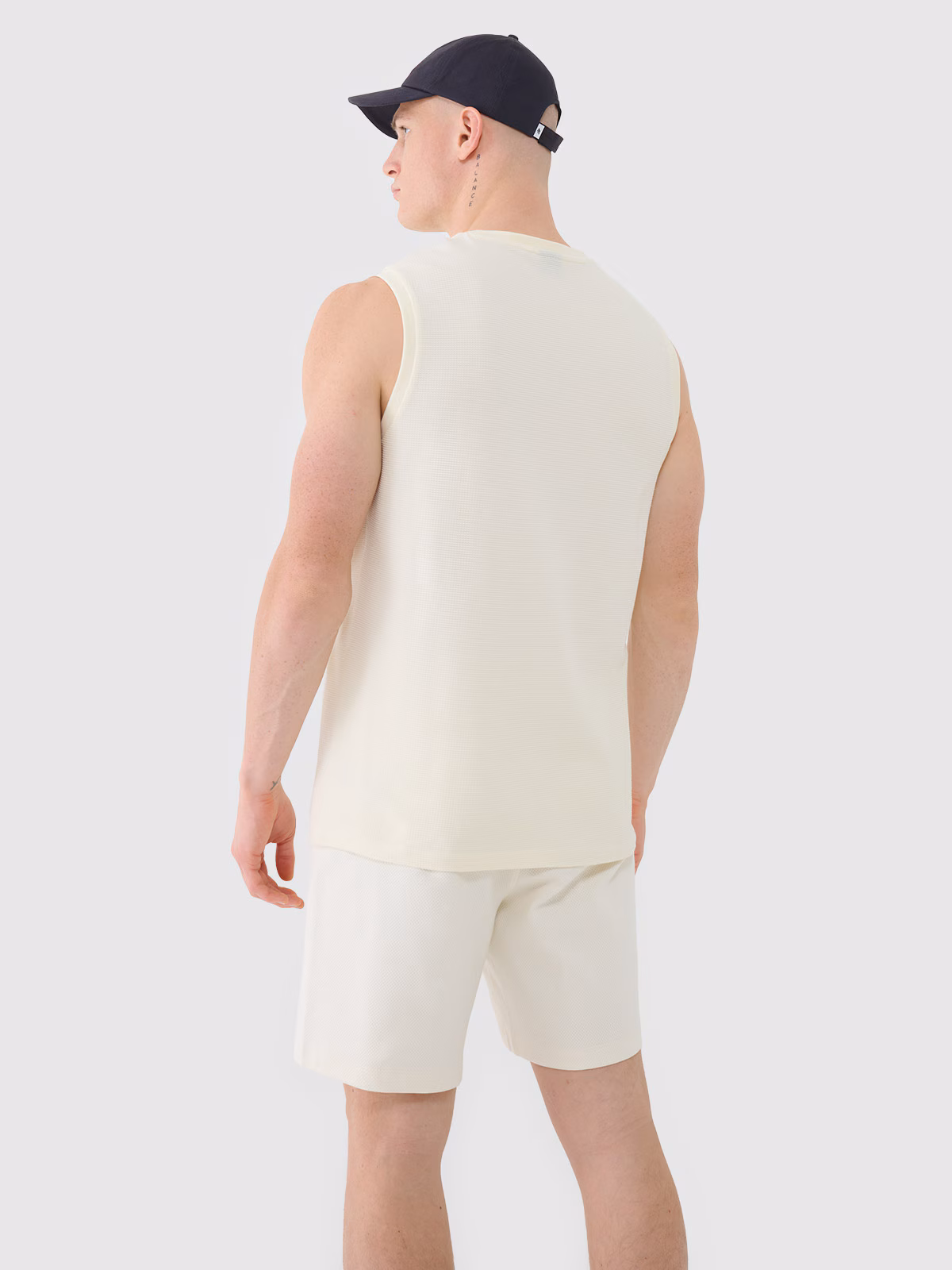 Tank top regular gładki męski - zielony