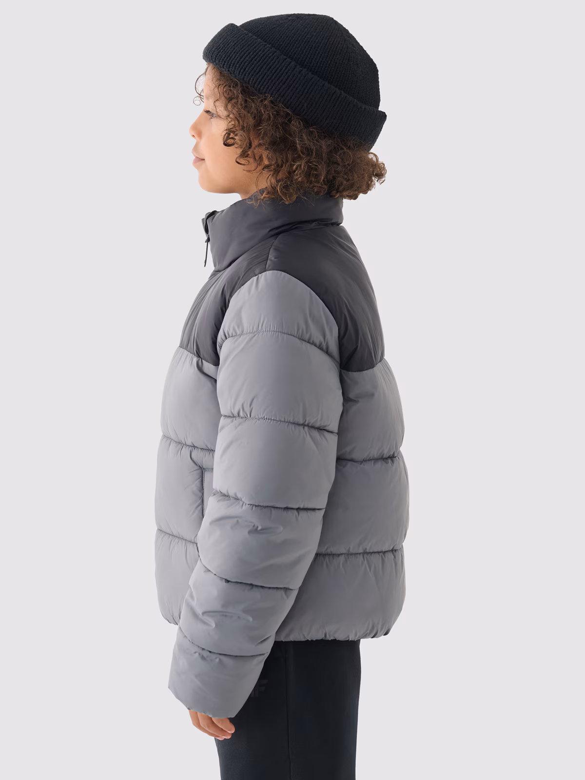 Kurtka puchowa z wypełnieniem syntetycznym chłopięca - czerwona