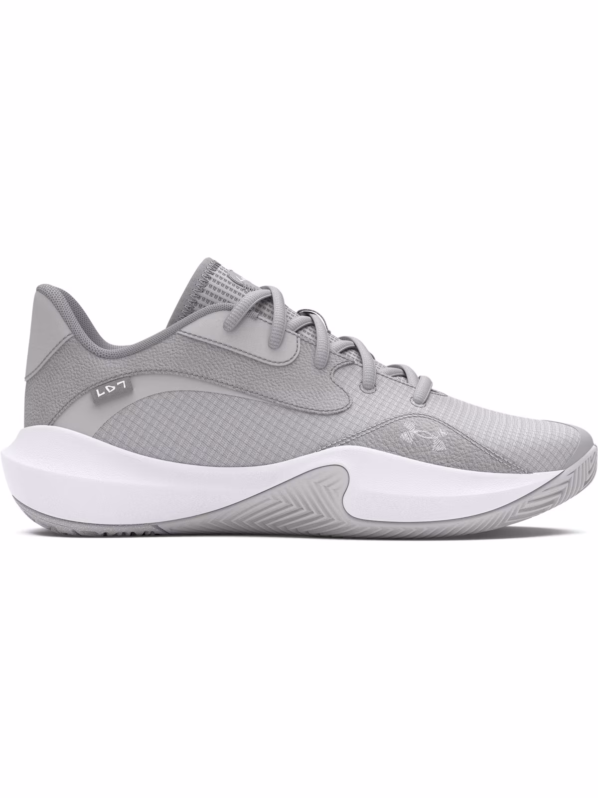 Buty do koszykówki uniseks Under Armour UA Lockdown 7 Low - niebieskie