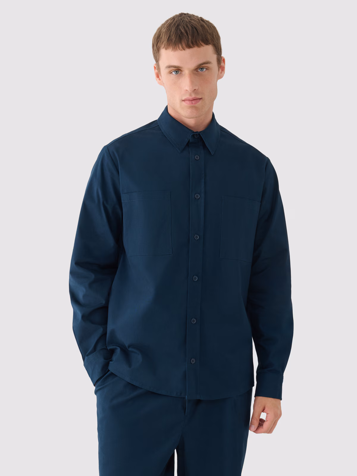 Koszula męska Outhorn - granatowa