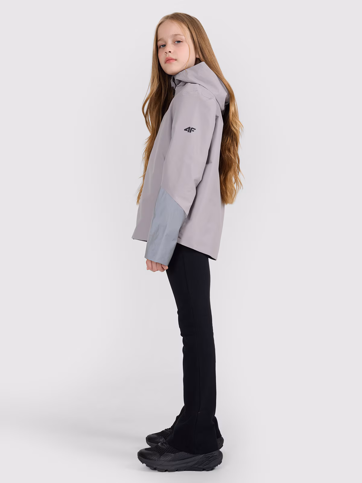 Kurtka przejściowa membrana 5000 dziecięca - szara
