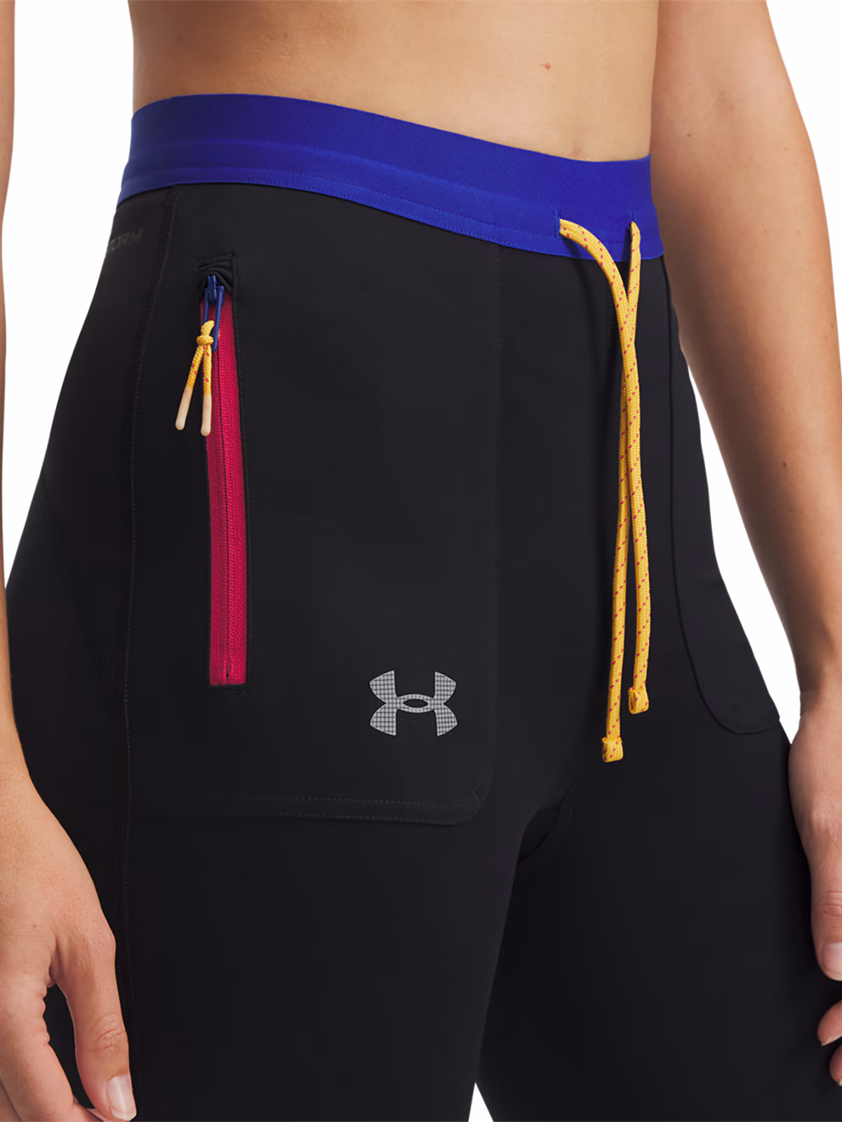 Legginsy do biegania damskie Under Armour UA Trail Run Tight - czarne