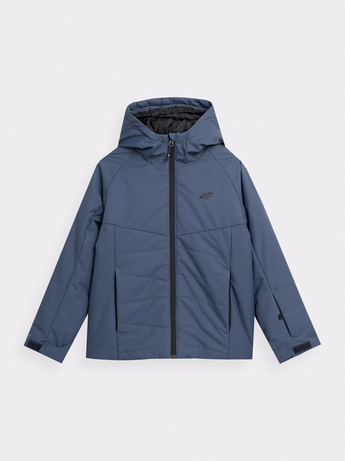 Kurtka narciarska puchowa membrana 5000 chłopięca - niebieska