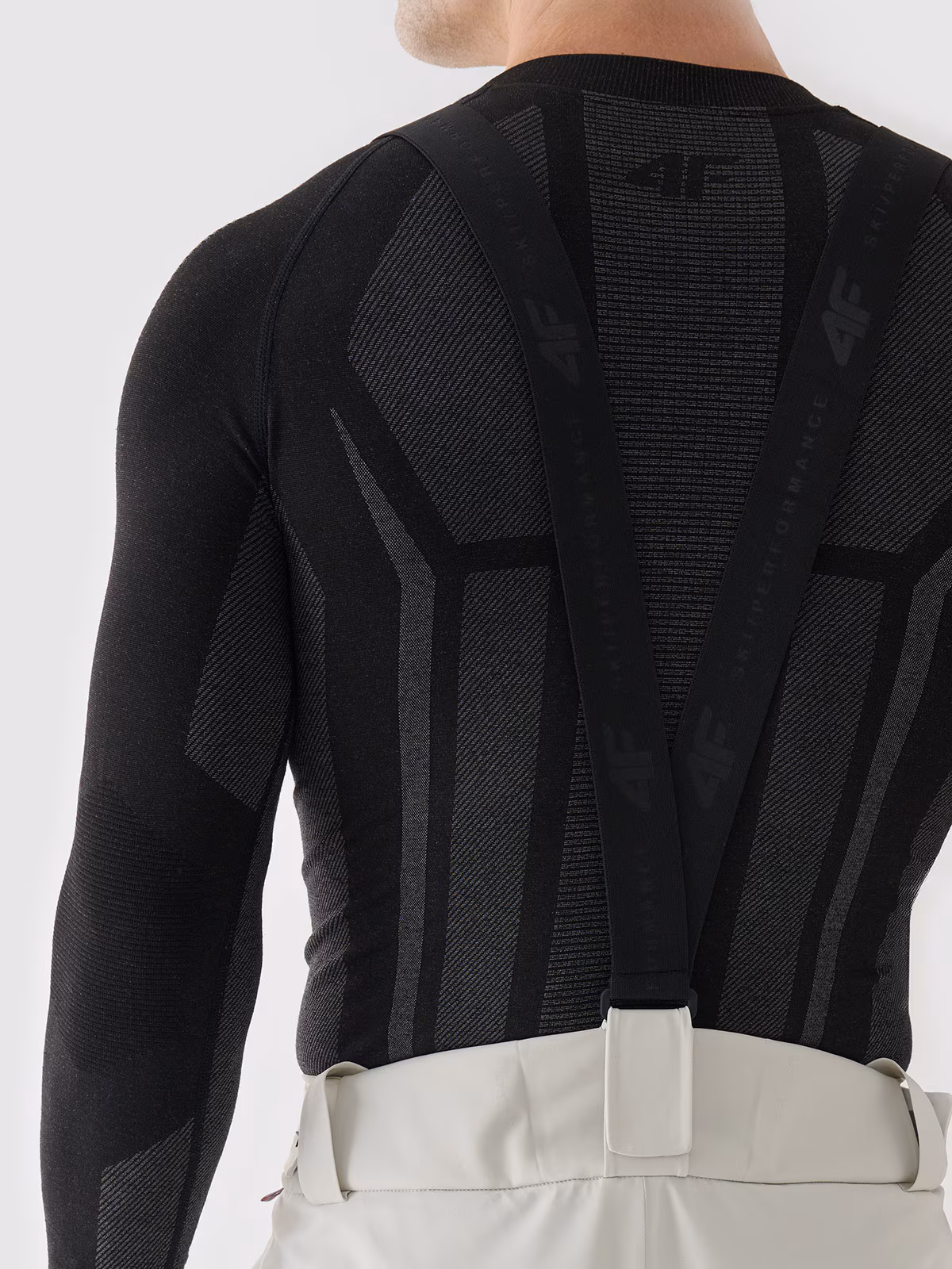 Spodnie narciarskie membrana Dermizax 20000 męskie - czarne