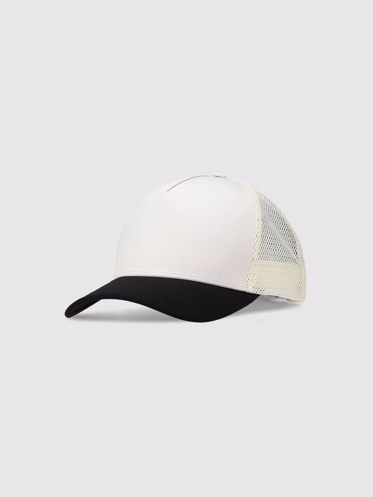 Czapka trucker z daszkiem uniseks - czarna