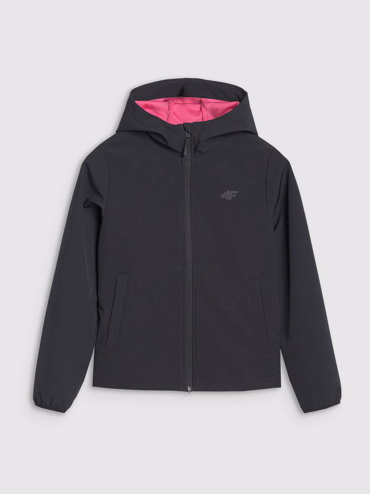 Kurtka softshell wiatroodporna membrana 5000 dziewczęca - różowa
