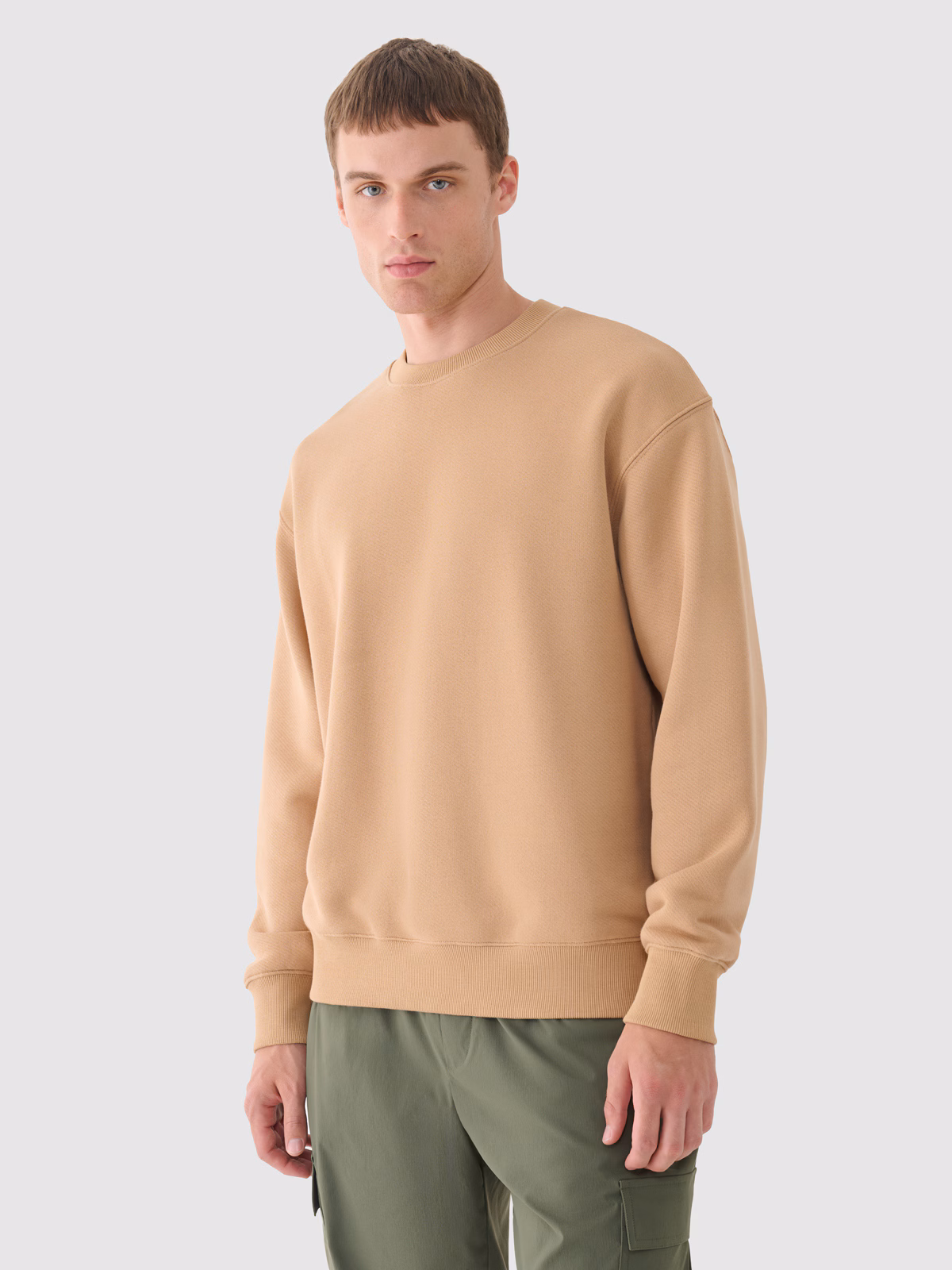 Bluza dresowa nierozpinana bez kaptura męska Outhorn - żółta