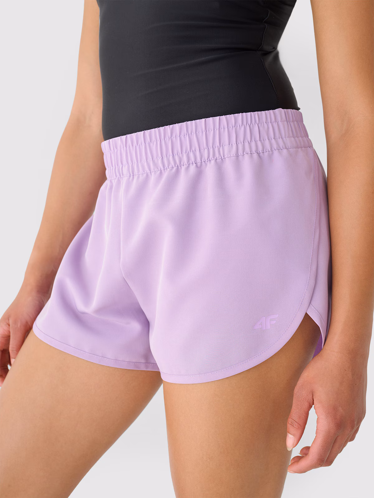 Spodenki plażowe damskie - fioletowe