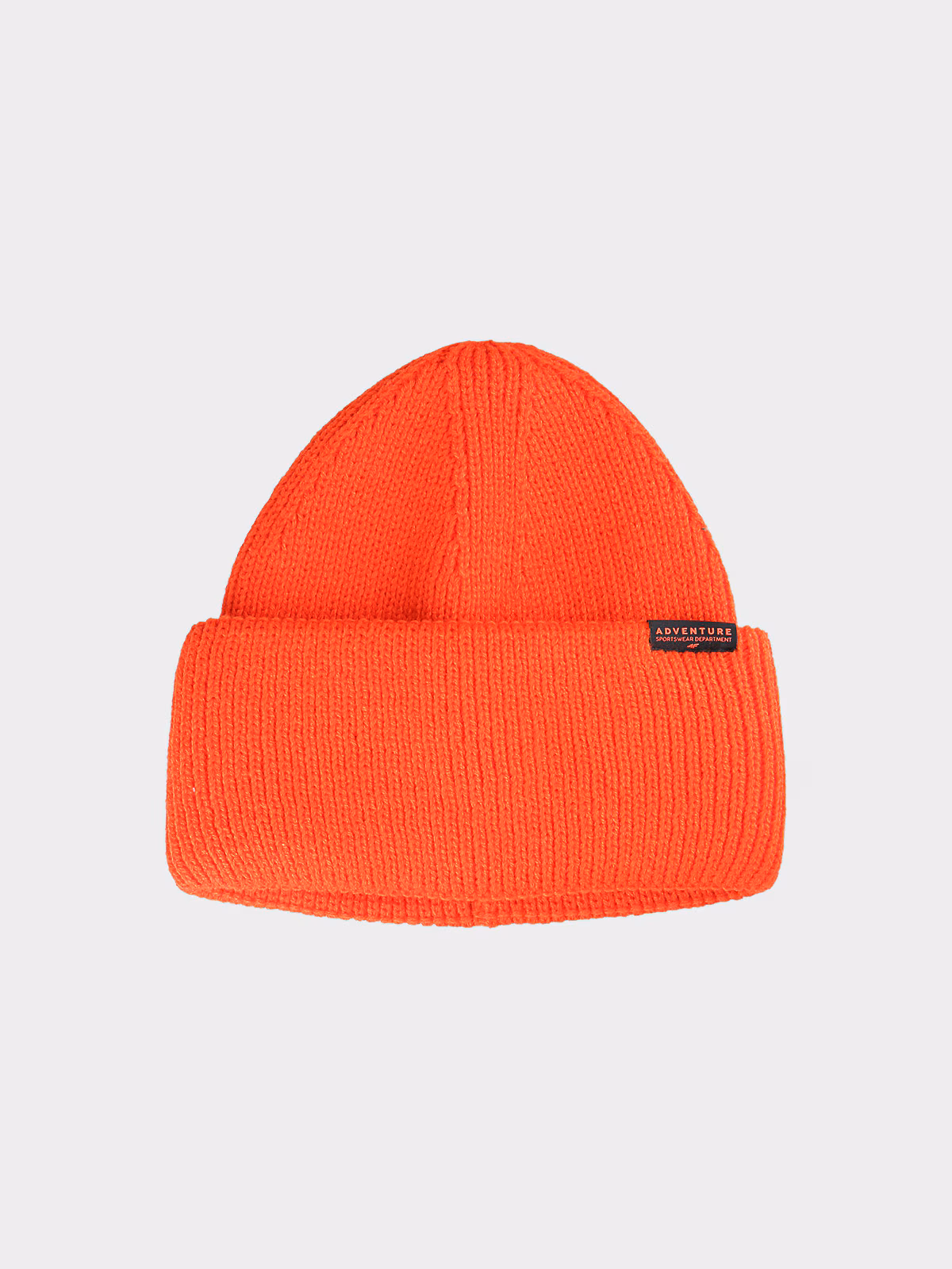 Czapka zimowa chłopięca - pomarańczowa