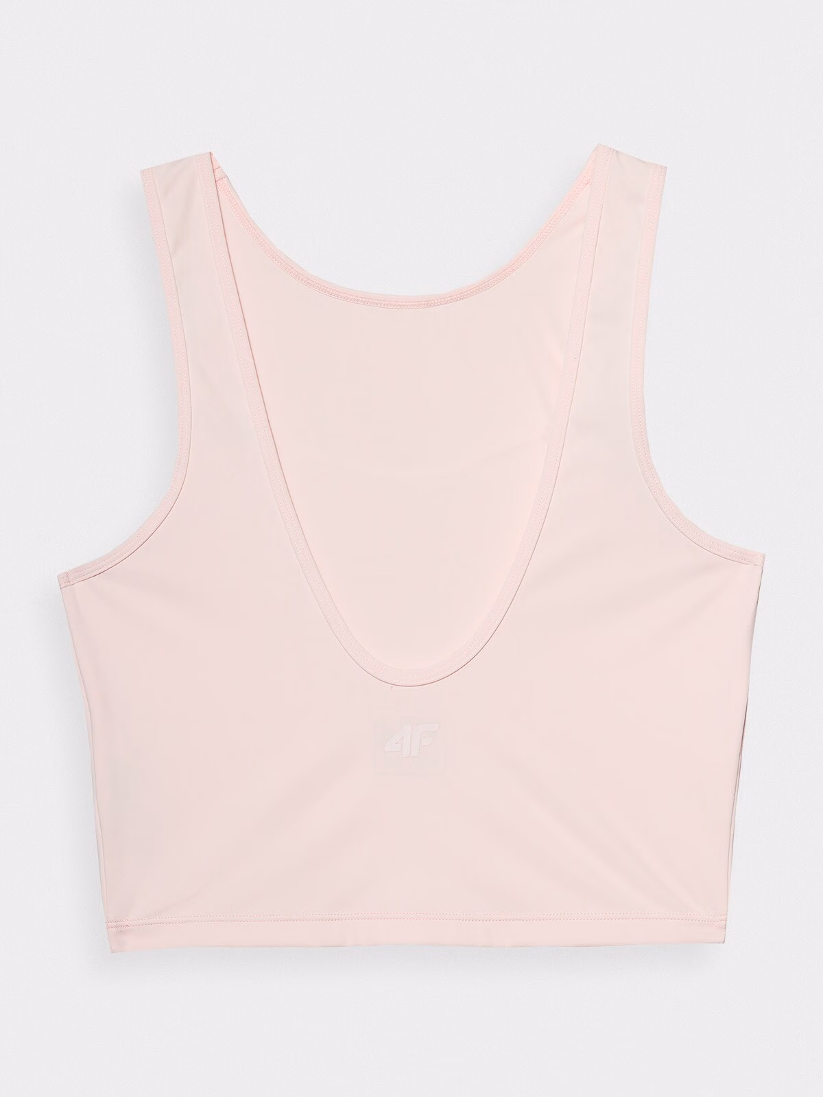 Crop top z wycięciem na plecach damski